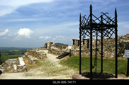 Szigligeti vár-stock-foto