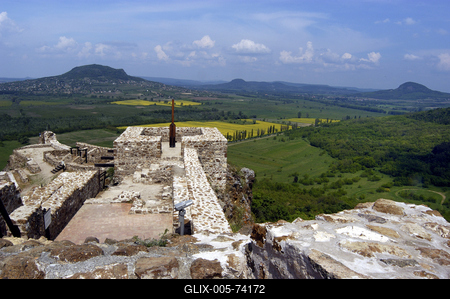 Szigligeti vár-stock-foto