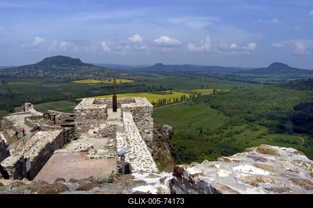 Szigligeti vár-stock-foto