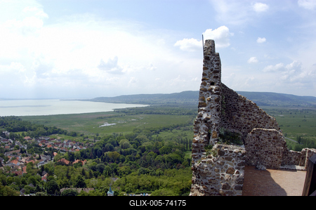 Szigligeti vár-stock-foto