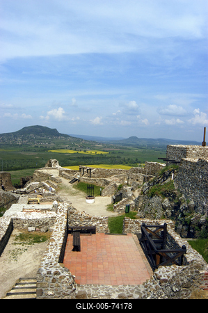 Szigligeti vár-stock-foto