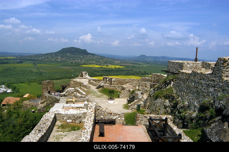 Szigligeti vár-stock-foto