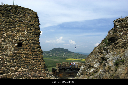 Szigligeti vár-stock-foto