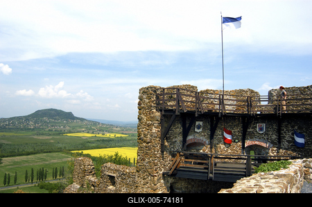 Szigligeti vár-stock-foto