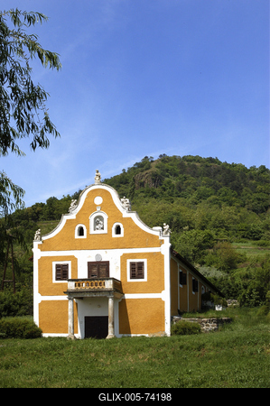 Pésház a Szent György-hegyen-stock-foto