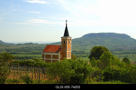 Szent György-hegyi Lengyel-kápolna-stock-foto
