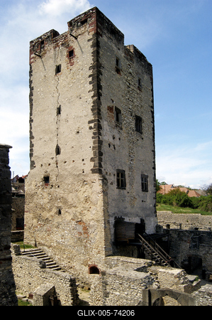 Nagyvázsony, Kinizsi-vár-stock-foto