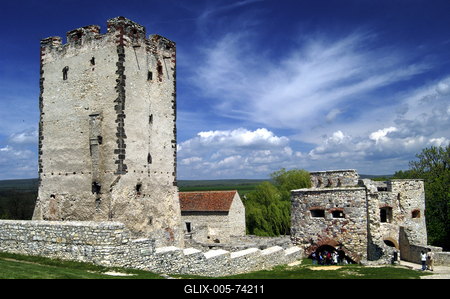 Nagyvázsony, Kinizsi-vár-stock-foto