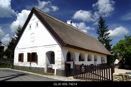 Nagyvázsony, Szabadtéri Néprajzi Múzeum-stock-foto