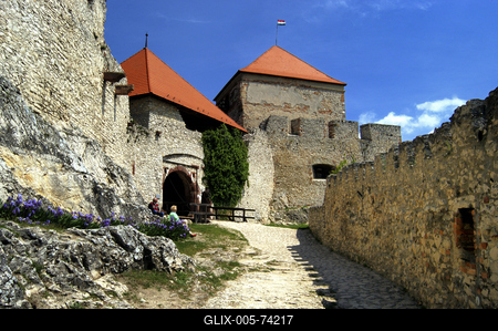 Sümegi vár-stock-foto