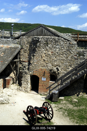 Sümegi vár-stock-foto