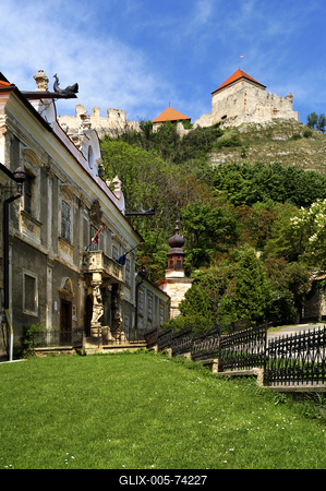 Sümeg, a Püspöki palota-stock-foto