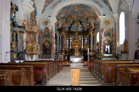 Sümeg, Urunk mennybemenetele római katolikus templom-stock-foto