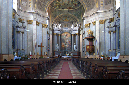 Pápa, Nagytemplom-stock-foto