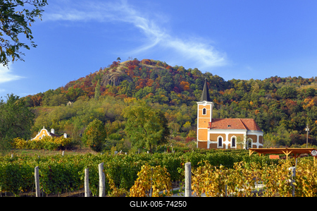 Szent György-hegyi Lengyel-kápolna-stock-foto