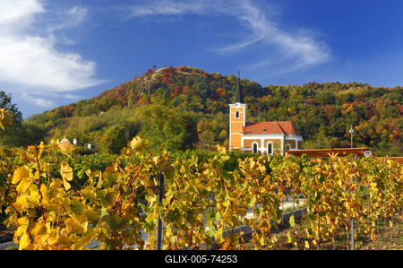 Szent György-hegyi Lengyel-kápolna-stock-foto