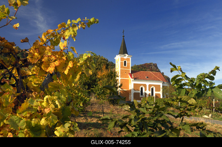Szent György-hegyi Lengyel-kápolna-stock-foto