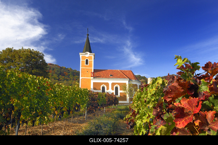 Szent György-hegyi Lengyel-kápolna-stock-foto
