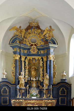 Szent György-hegyi Lengyel-kápolna-stock-foto