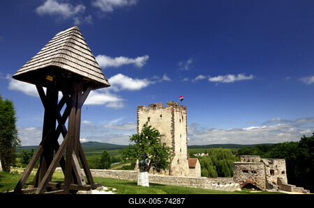 Nagyvázsony, Kinizsi-vár-stock-foto