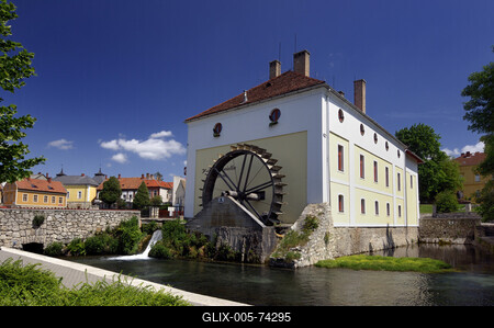 Tapolca, Malom-tó-stock-foto