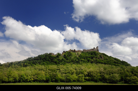 Szigligeti vár-stock-foto