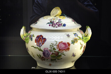 Herendi Porcelánmúzeum-stock-foto