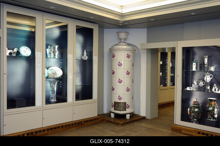 Herendi Porcelánmúzeum-stock-foto