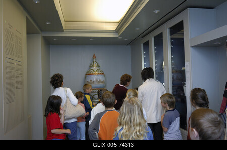 Herendi Porcelánmúzeum-stock-foto