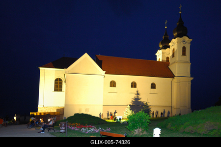 Tihanyi Bencés Apátság-stock-foto
