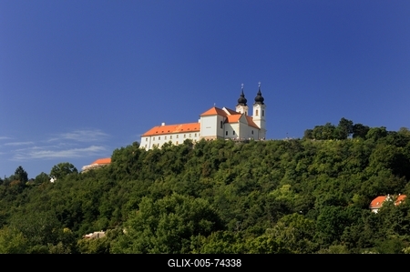 Tihanyi Bencés Apátság-stock-foto