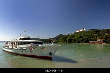 Tihany látványa-stock-foto