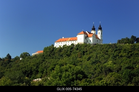 Tihanyi Bencés Apátság-stock-foto