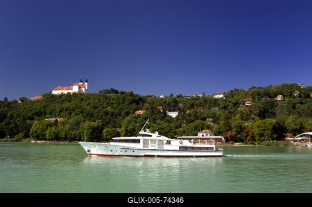 Tihanyi Bencés Apátság-stock-foto