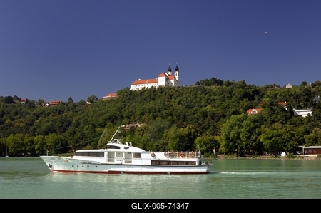 Tihanyi Bencés Apátság-stock-foto