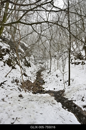 Tombol a t?l, Ezekben a t?li napokban  reggelre a h?m?r?k sokszor -15 fok al? s?lyednek.Hatalmas ?ll? j?gcsapokat var?zsolt a term?szet a hideg t?li napokban a Szurdokp?sp?ki hat?r?ban tal?lhat r?gi rekultiv?lt k?b?nya fal?ra. A M?traalj?n tal?lhat? szurdokv?lgyben az  egykori b?nya fal?n az orgona s?pokhoz hasonl? , de egy-k?t m?ter magas j?gcsapok pomp?znak a t?li hidegben a j?gbe z?rt szurdok v?lgyben.-stock-foto