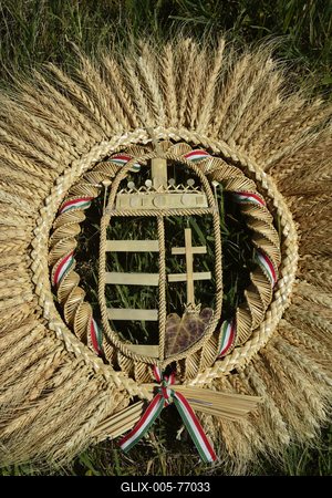 Jászapáti Aratónap-stock-foto