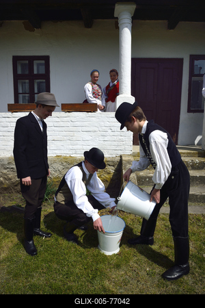 Húsvét Kazáron-stock-foto