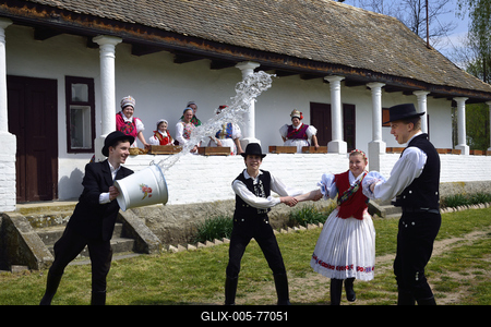 Húsvét Kazáron-stock-foto