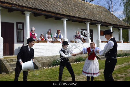 Húsvét Kazáron-stock-foto