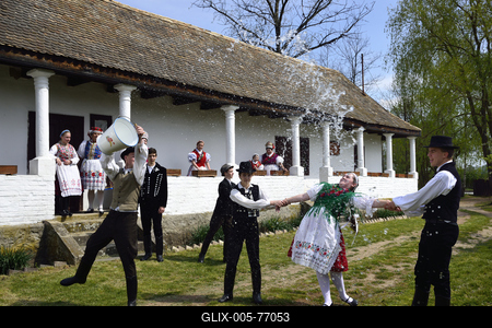 Húsvét Kazáron-stock-foto