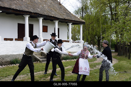 Húsvét Kazáron-stock-foto