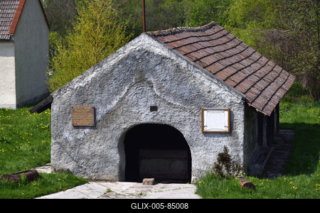 Köveskál-stock-foto