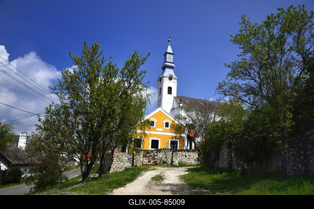 Köveskál-stock-foto