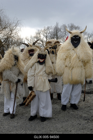 Mohácsi busójárás-stock-foto