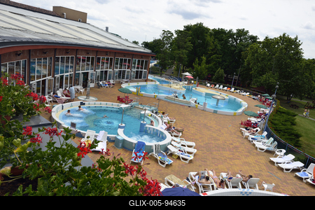 Gyopárosfürdő-stock-foto