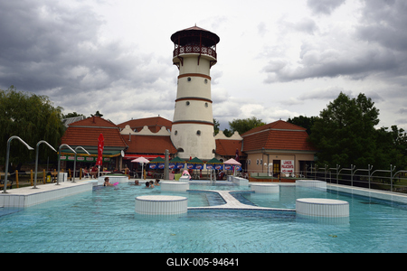 Gyopárosfürdő-stock-foto