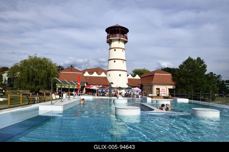 Gyopárosfürdő-stock-foto