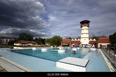 Gyopárosfürdő-stock-foto