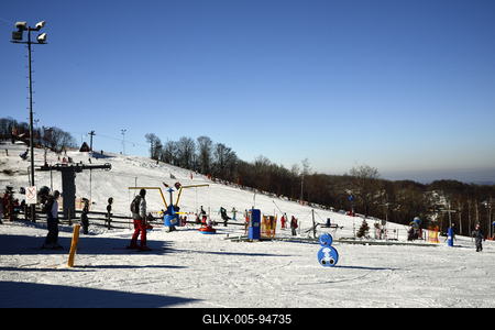 Mátraszentistváni Sípark-stock-foto